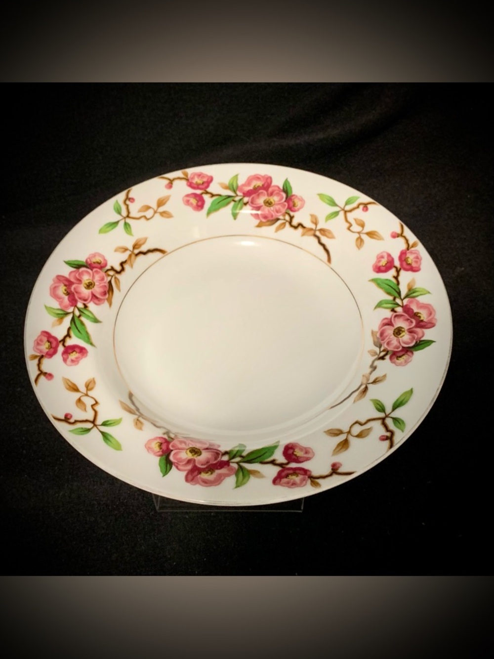 🍒Narumi Japan Blossomtime Floral Salad Bowl Pink Cherry Blossom China